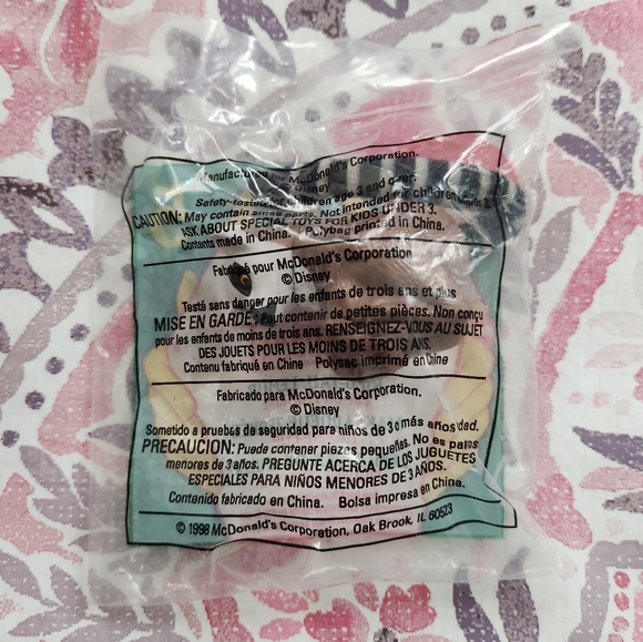 Disney Animal Kingdom McDonald's Vintage 1998 Happy Meal Kid Toys 4, 5, 6 Sealed - Picture 6 of 8